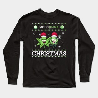 Merryjuana Christmas Long Sleeve T-Shirt